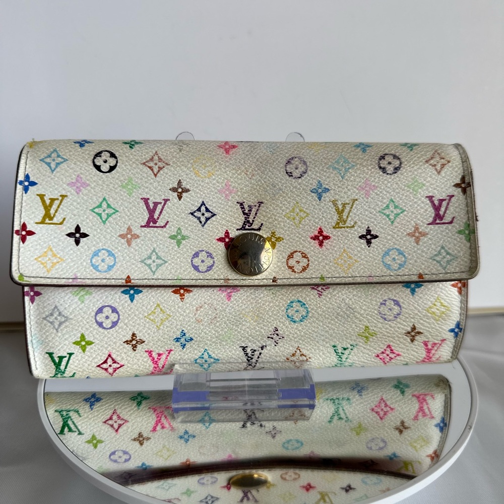 Louis Vuitton Murakami Multicolor Pink interior wallet on a chain - Picture 3 of 17